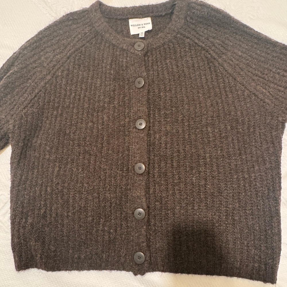 Willow & Wind Brown Knit Cardigan
